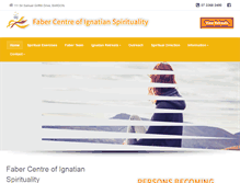 Tablet Screenshot of faberspirituality.org.au